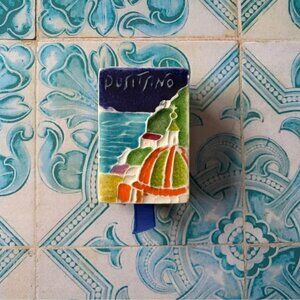 Creazioni Luciano Vintage Italian Hand-Painted Ceramic Tile Matchbook